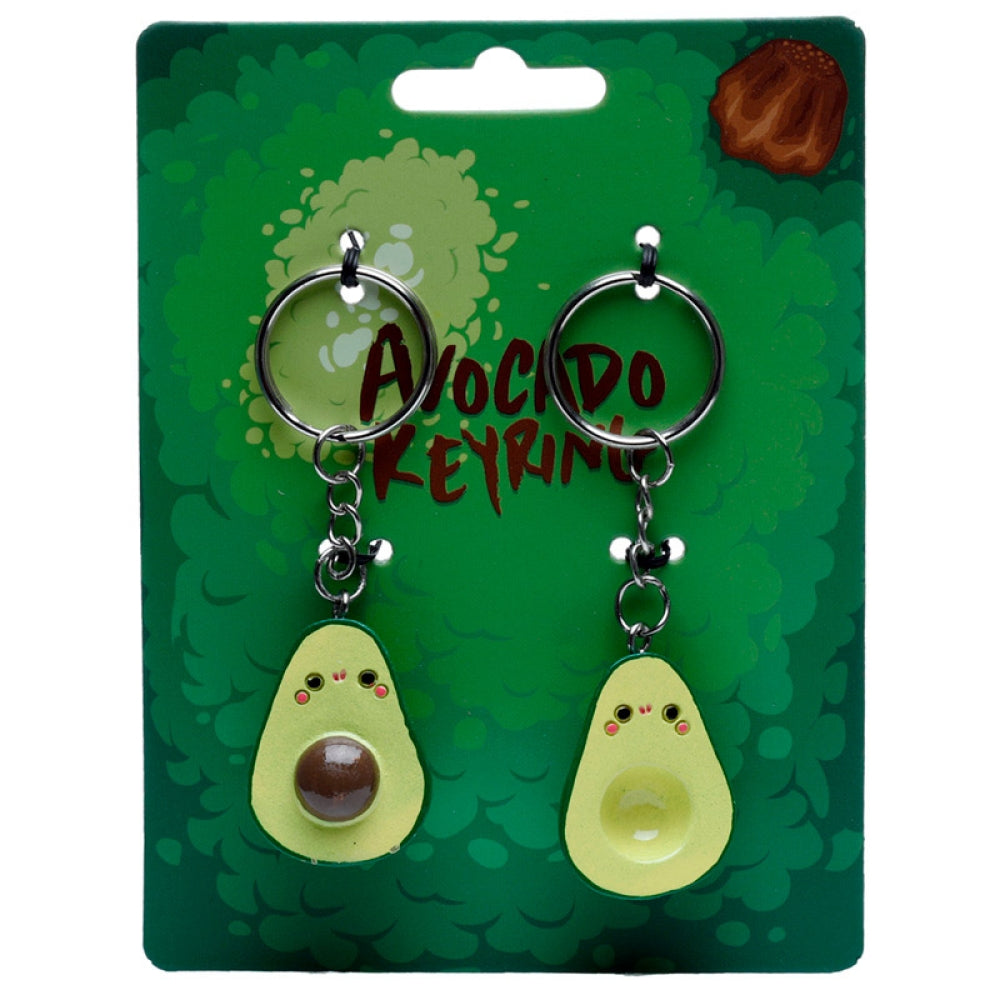 Avocado Couple Keychain