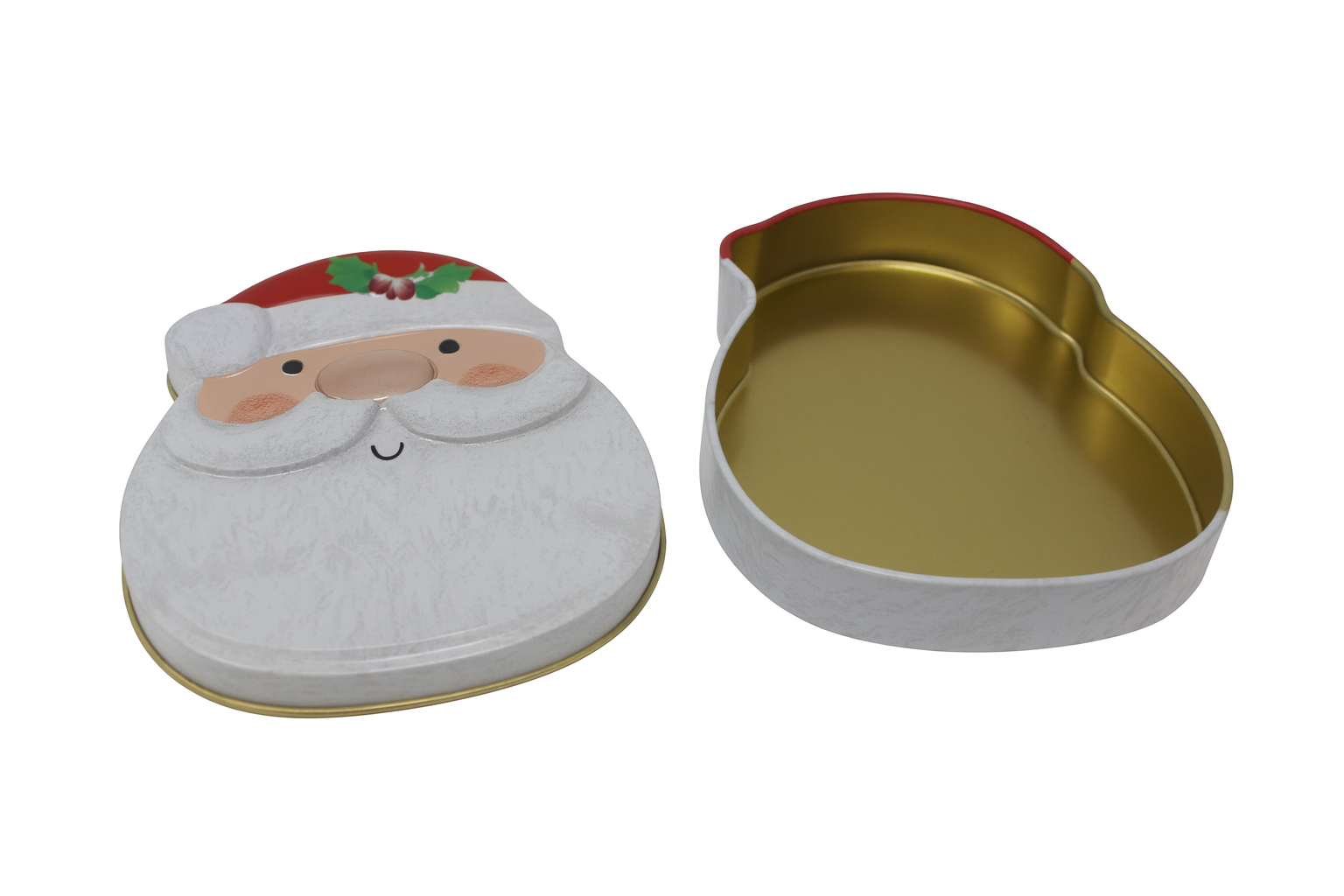 Set of 4 Christmas Tin Organizers
