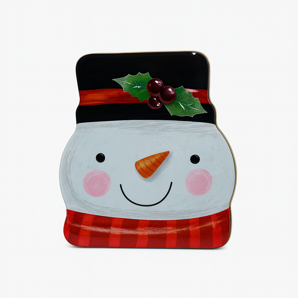 Set of 4 Christmas Tin Organizers