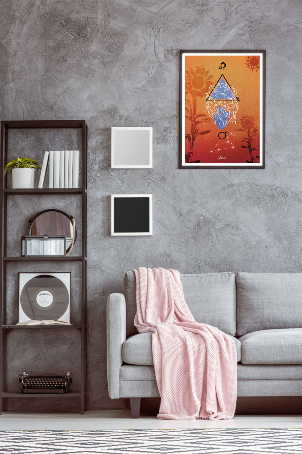 Lion Poster by Ponga