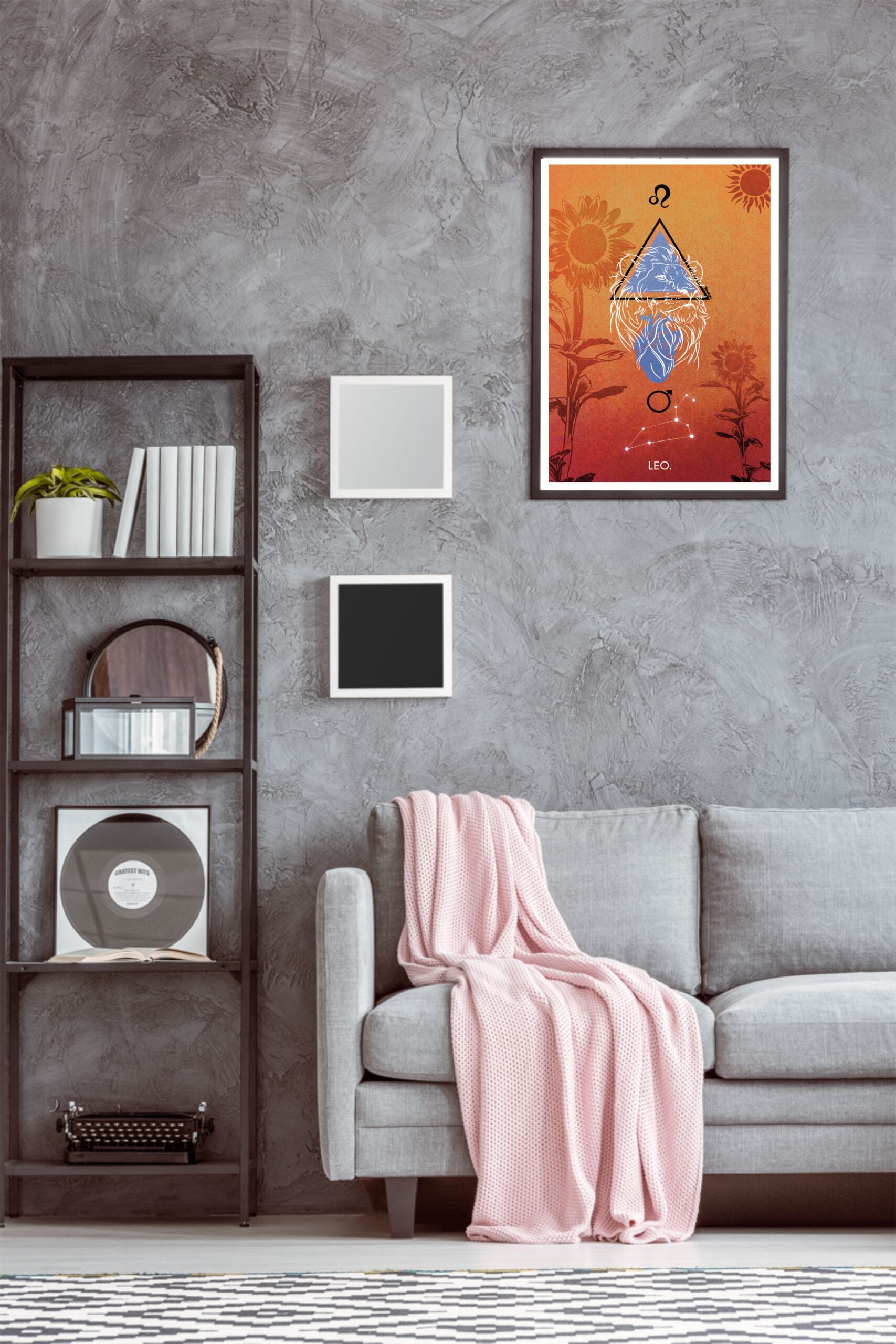 Lion Poster by Ponga