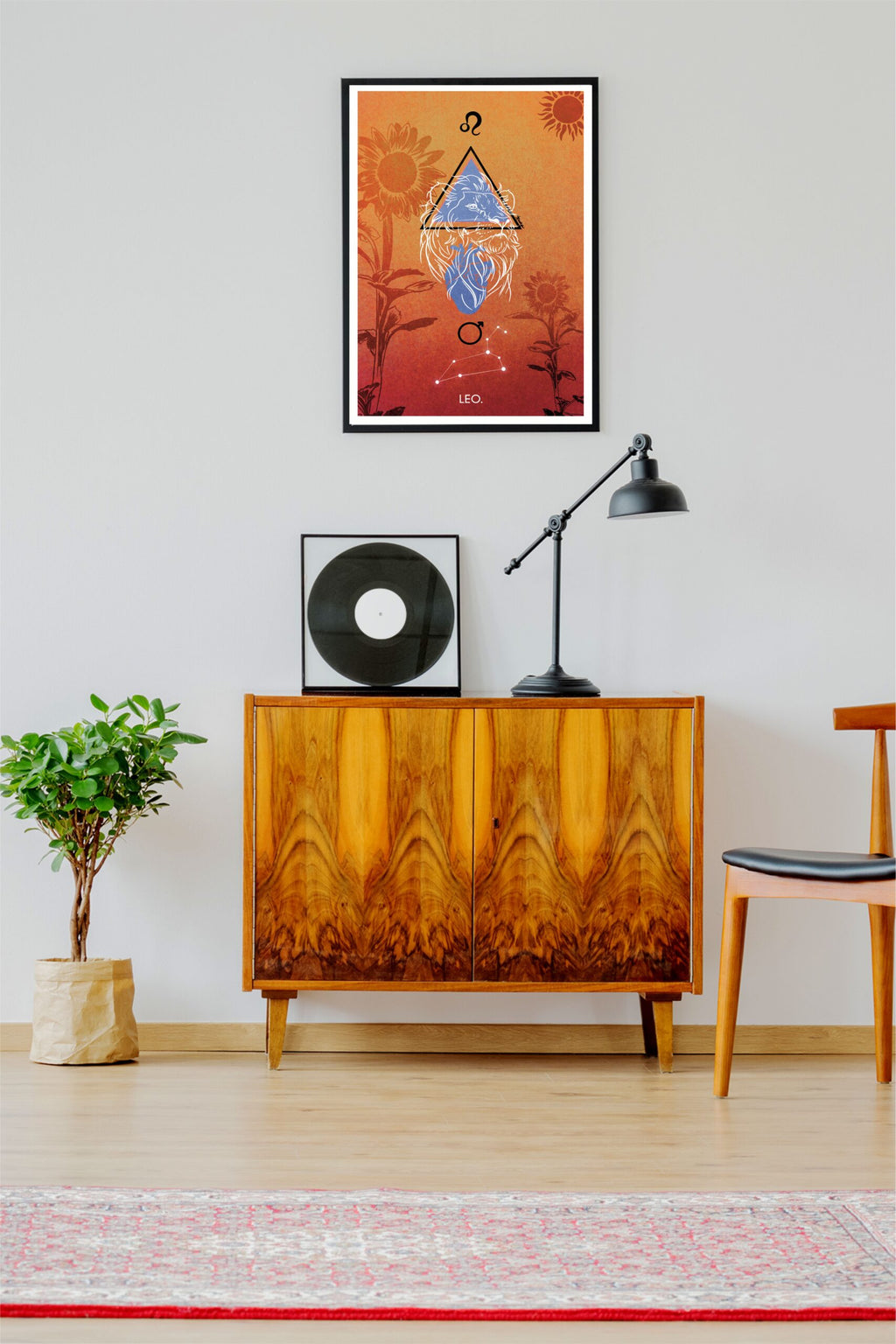 Lion Poster by Ponga