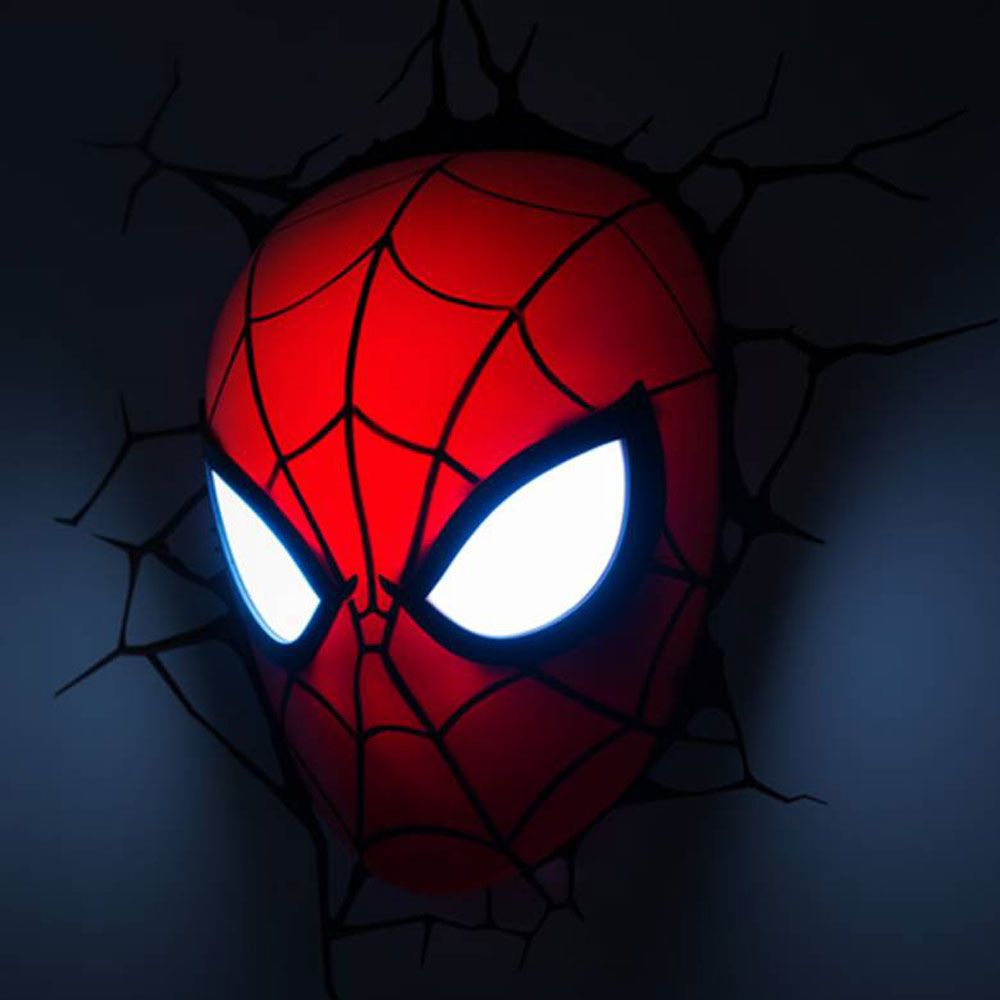 Spiderman wall light