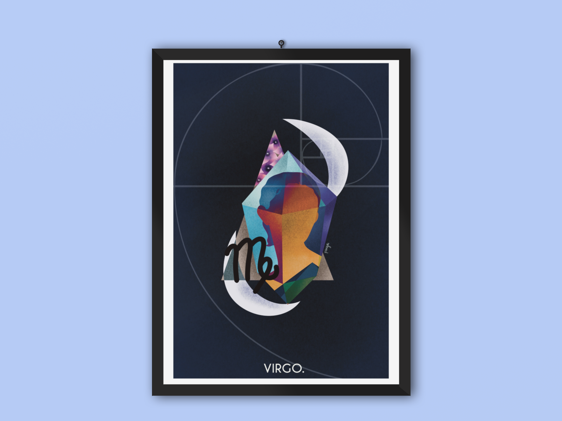 Virgo poster by Ponga