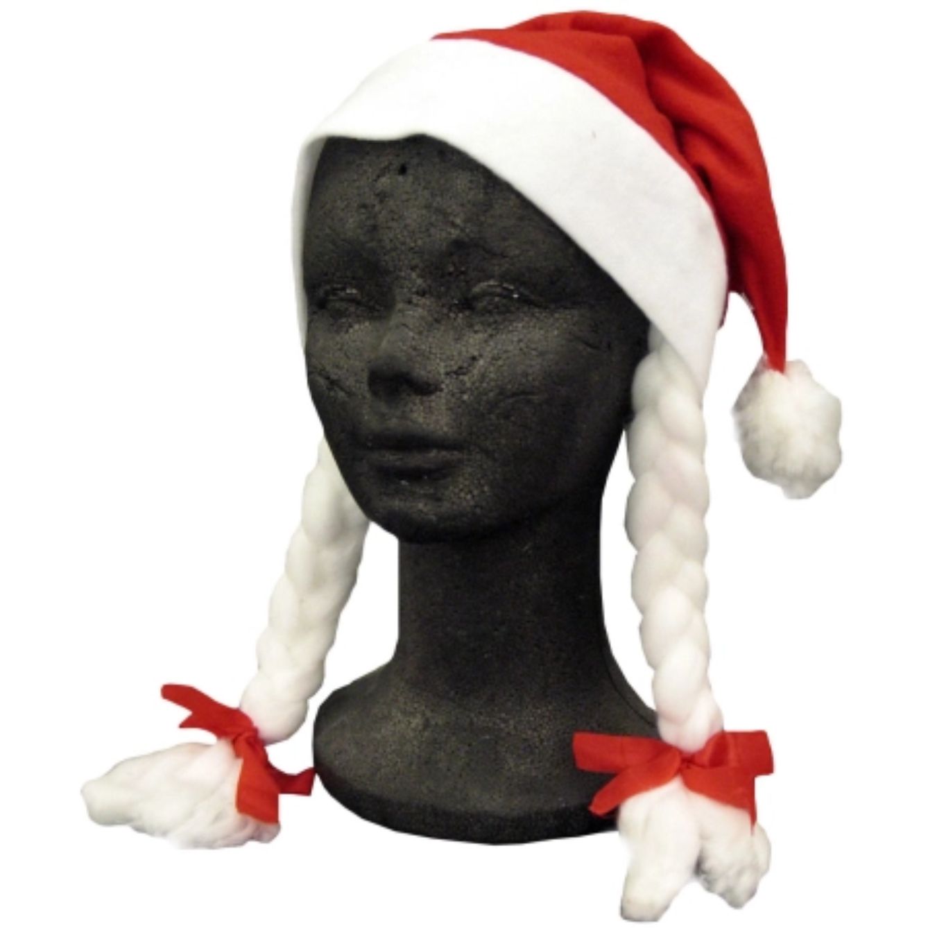 Christmas Hat with braids