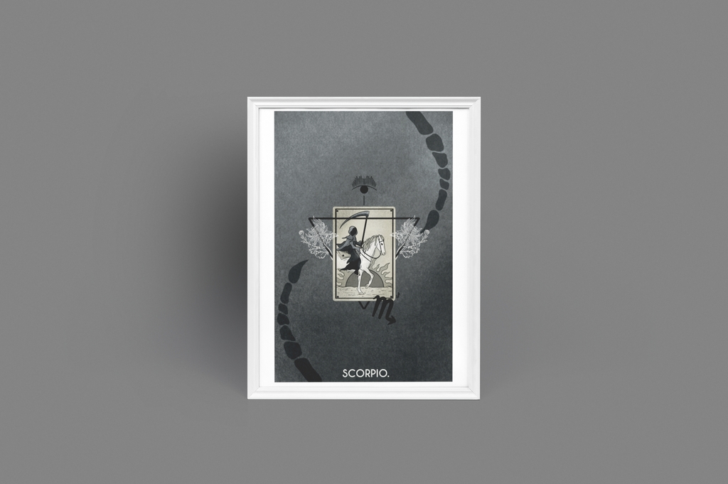 Scorpio Poster by Ponga