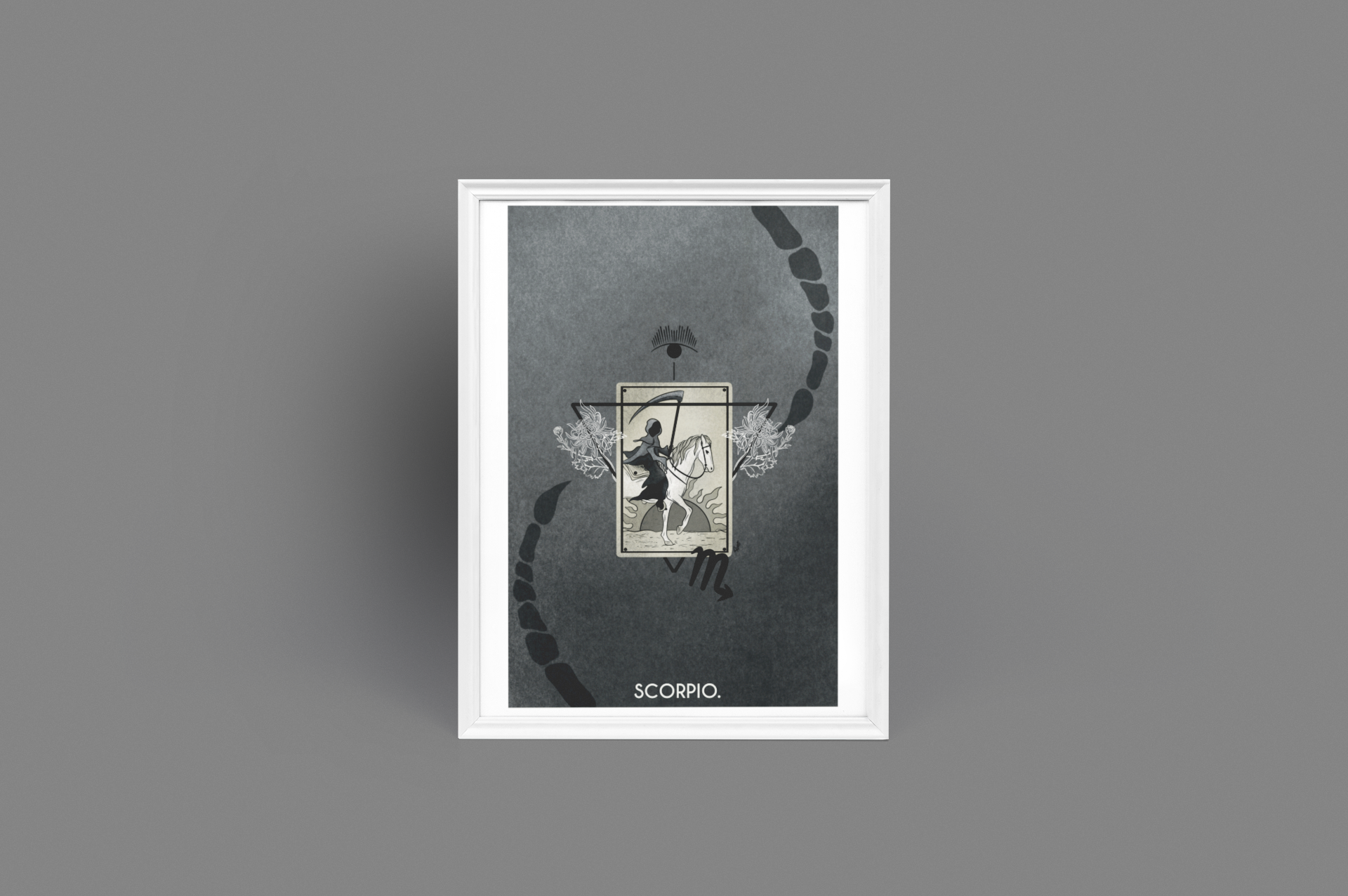Scorpio Poster by Ponga
