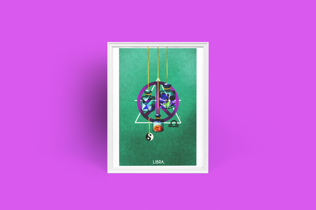 Libra Poster by Ponga