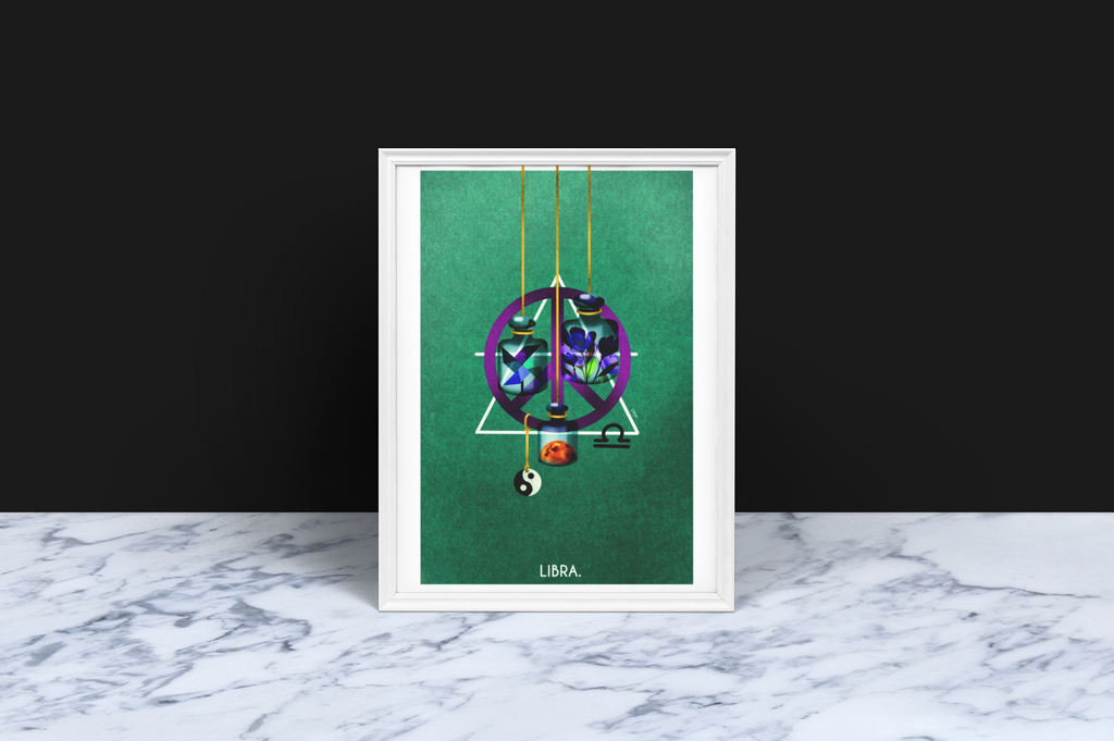 Libra Poster by Ponga