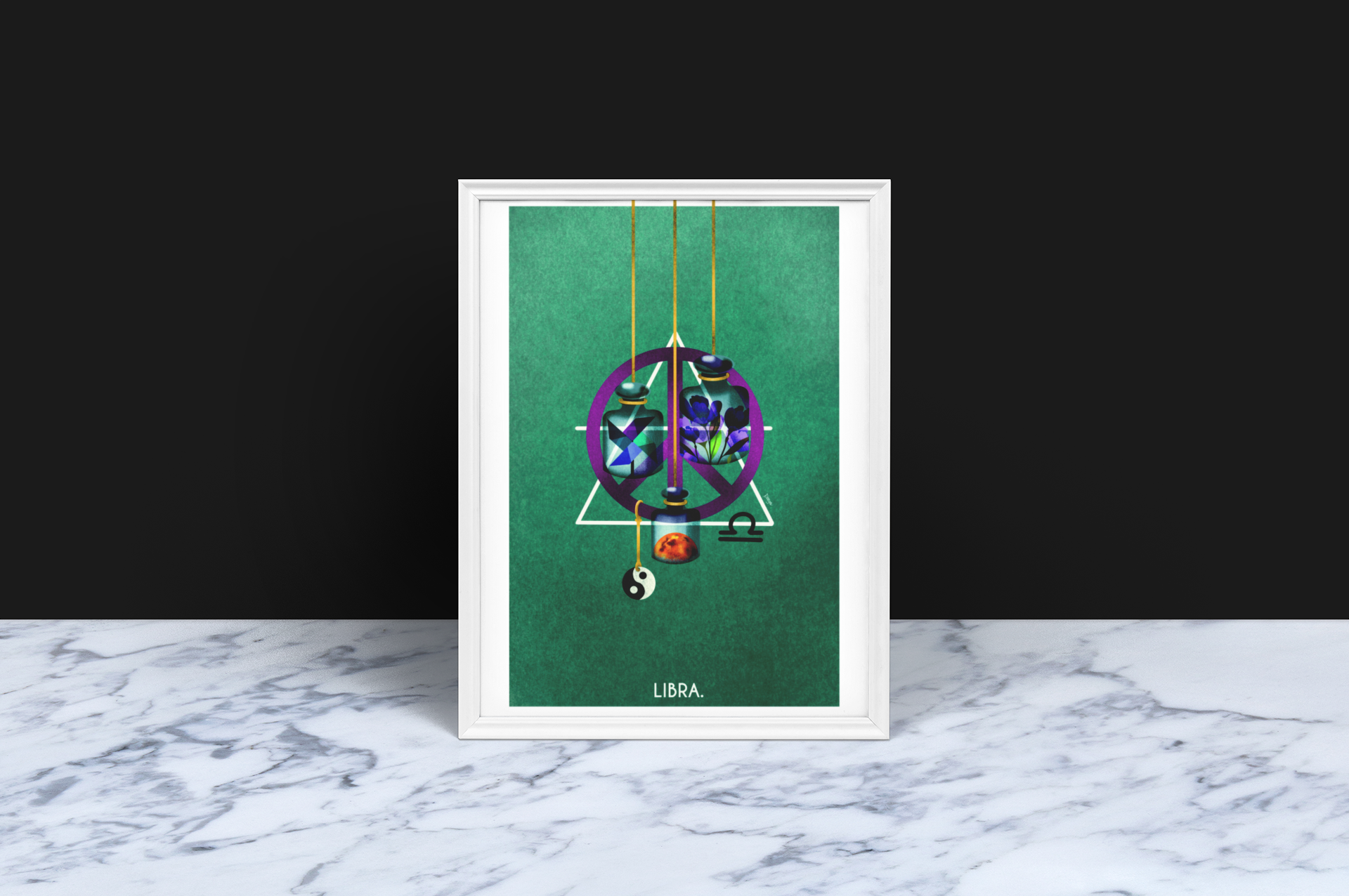 Libra Poster by Ponga