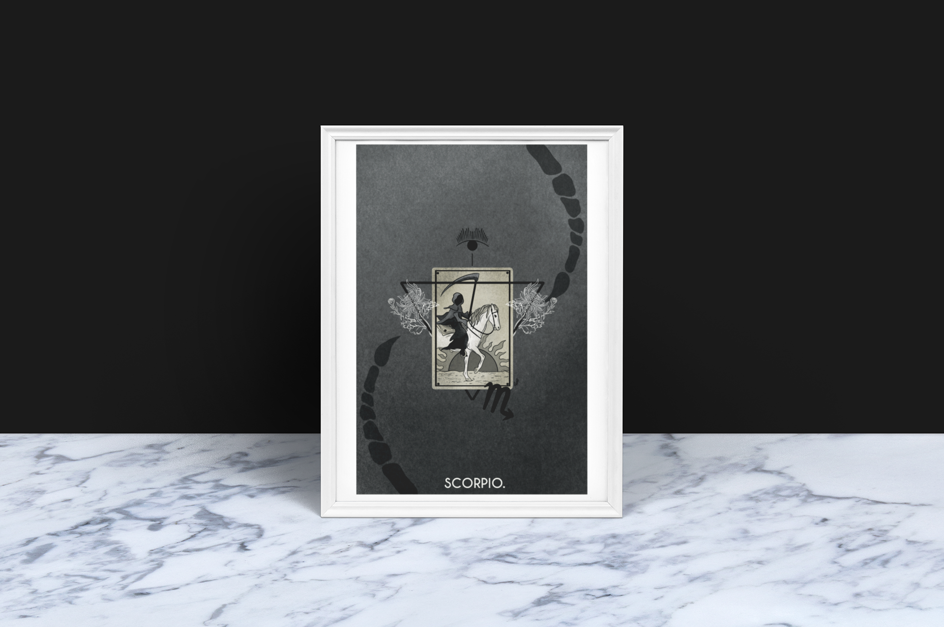 Scorpio Poster by Ponga