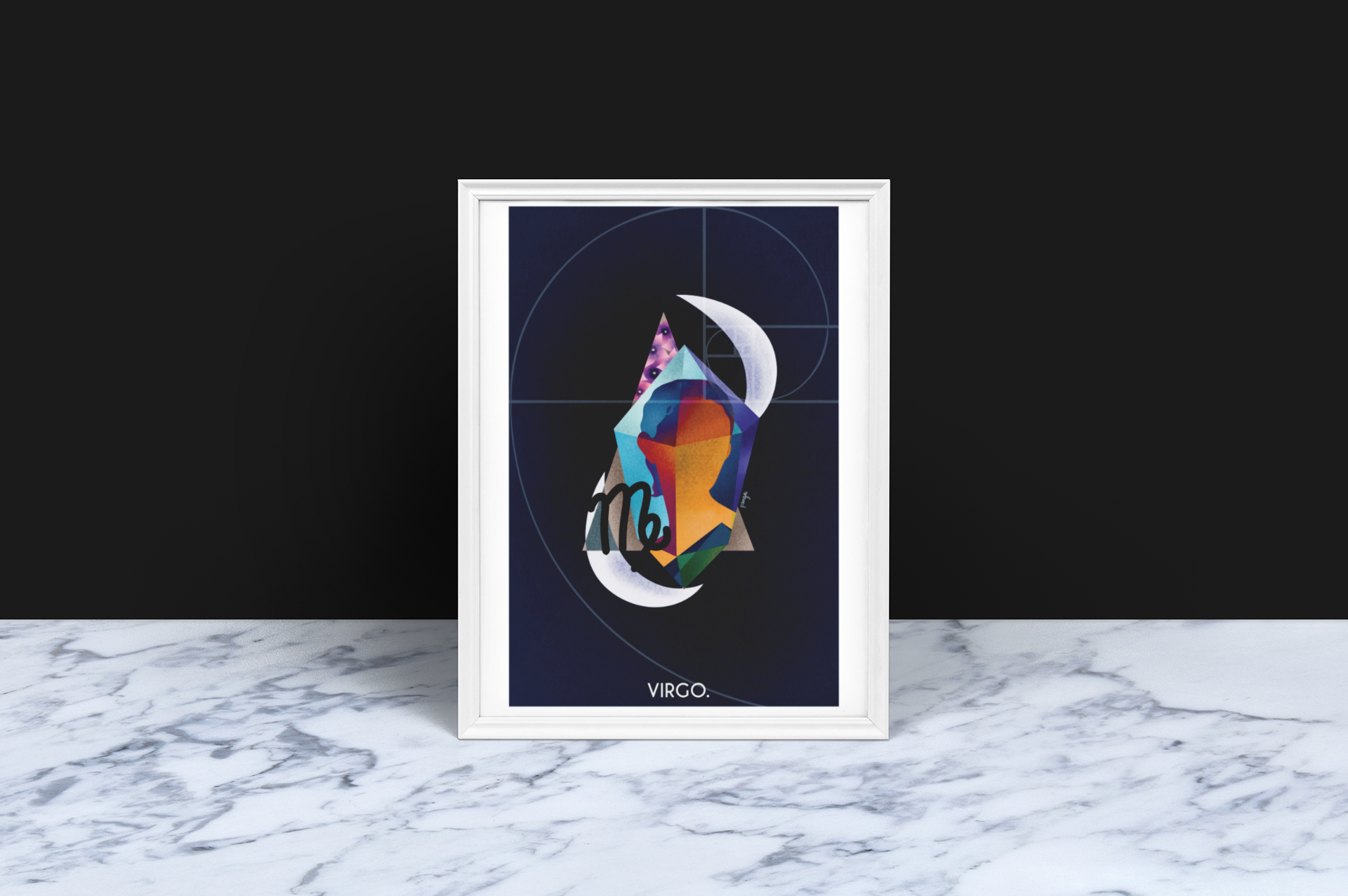Virgo poster by Ponga
