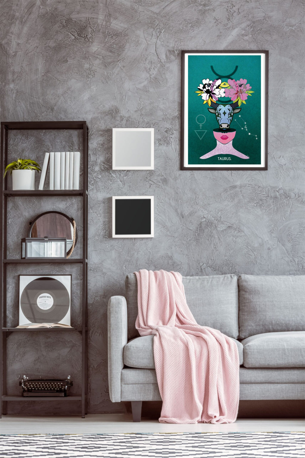 Bull Poster by Ponga