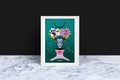 Bull Poster by Ponga